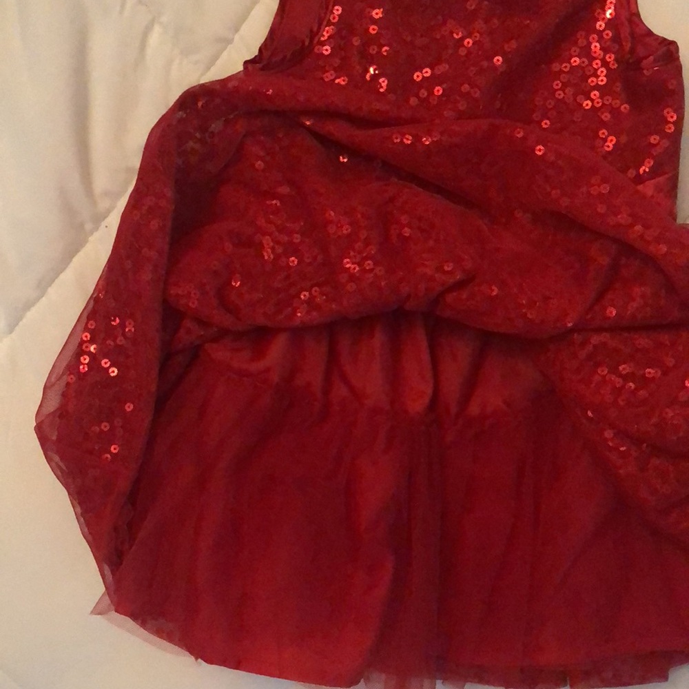Fun sequined dress for festive event or Valentine’s Day. - Picture 3 of 4